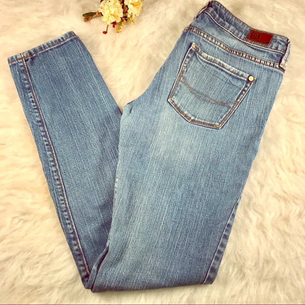 Bullhead Hermosa Super Skinny Jeans, light wash